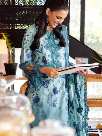 Girl Glam By Nureh Chikankari Lawn NU24GG GL-08