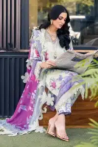 Girl Glam By Nureh Chikankari Lawn NU24GG GL-07