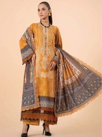 Mausummery Khaddar Vol-1 Hazel