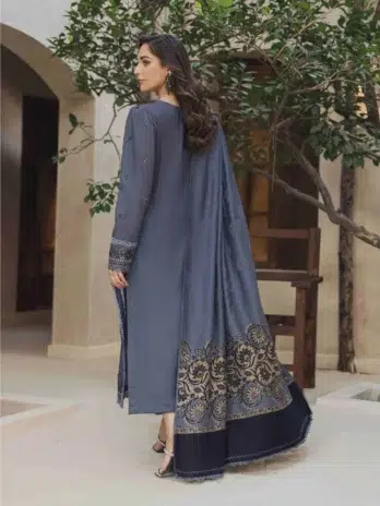 Mahrosh by Panache Vol 4 MP-08 -2, Comet color, detailed embroidery on dhanak fabric for a luxurious look.