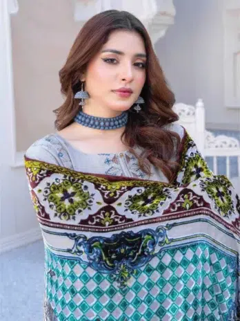 Shumail By Riaz Arts D-04-3 in Iron color