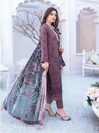 Shumail By Riaz Arts D-08-2, Dirty Purple color