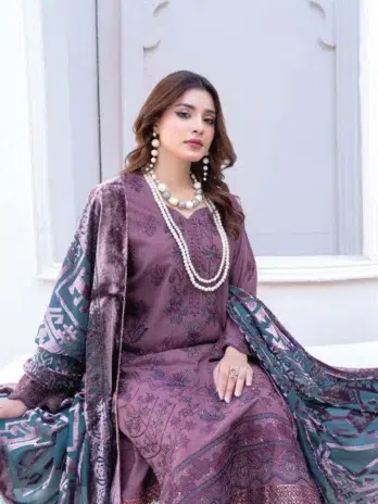 Shumail By Riaz Arts D-08-3, Dirty Purple color