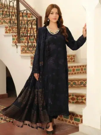 Tehzeeb by Riaz Arts TL-339-1 in dark blue color