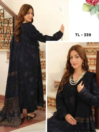 Tehzeeb by Riaz Arts TL-339-2 in dark blue color