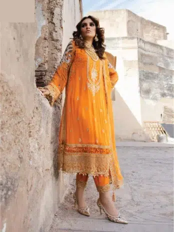 Vasal by Charizma Vol 2 VSL5-14-1 Yellow Color Dress