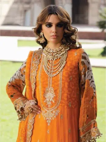 Vasal by Charizma Vol 2 VSL5-14-3 Yellow Color Dress