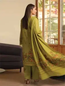 Aster by Johra JH-701 -2, Luxor Gold color, close-up of embroidered sleeves.