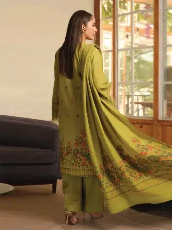 Aster by Johra JH-701 -2, Luxor Gold color, close-up of embroidered sleeves.