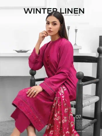 Mahi by Gulljee MG-07 -3, Rich Maroon embroidered sleeves and back view