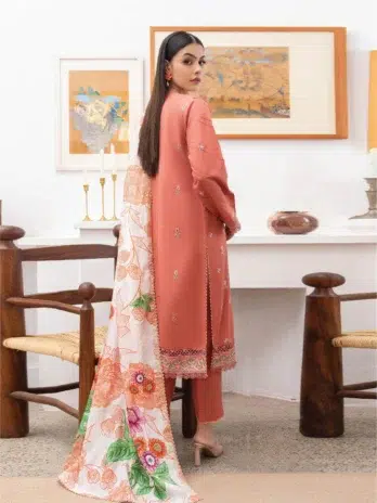 Mahi by Gulljee MG-08 -2 in Light Coral color