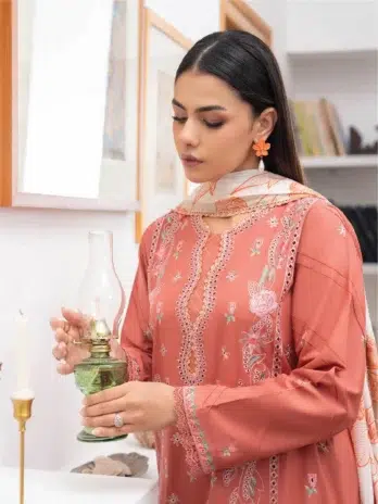 Mahi by Gulljee MG-08 -3 in Light Coral color