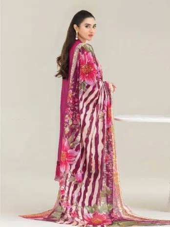 Coco Cherry by Gulljee D-06 Back Design in Berry Color