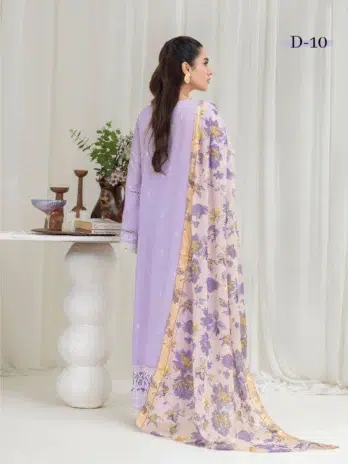 Coco Cherry by Gulljee D-10 Back View in Wisteria Purple