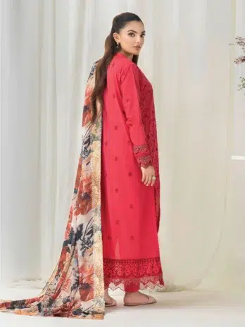 Back view of Coco Cherry by Gulljee D-11 in Cardinal color