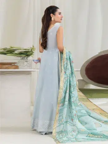 Back view of Coco Cherry by Gulljee D-12 in Geyser color