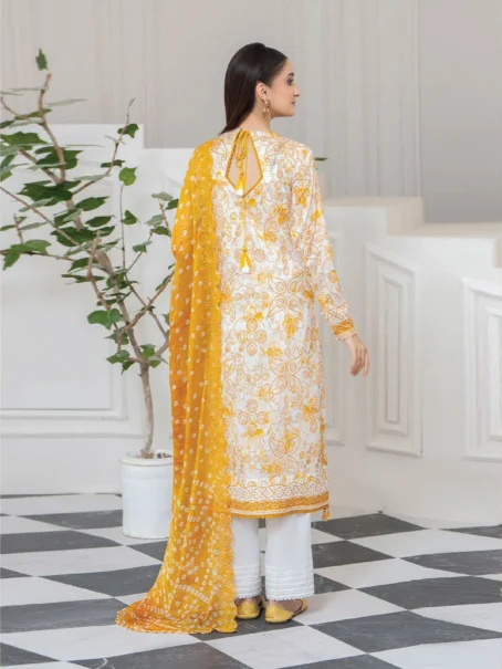 Nora by Gulljee A-06 - Embroidered Dupatta in Grey Goose Color