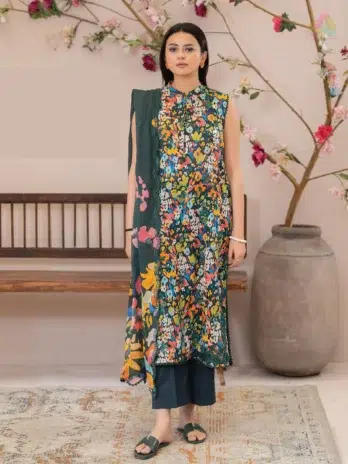 Gulal by Brenish Vol 1 D-02 – Digital Embroidered Lawn Shirt Front Design