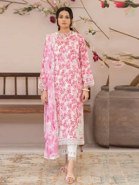 Gulal by Brenish Vol 1 D-03 – Embroidered Lawn Shirt Front with Digital Prints