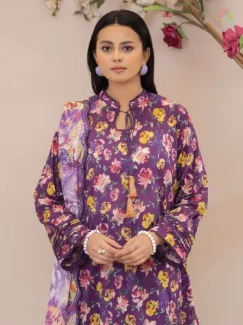 Organza Front Bunch and Boring Embroidery Close-Up – Brenish D-05