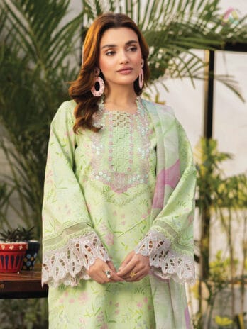 Full Set – Rose Mary by Rang Rasiya 3PC Unstitched Lawn with Dupatta & Trouser