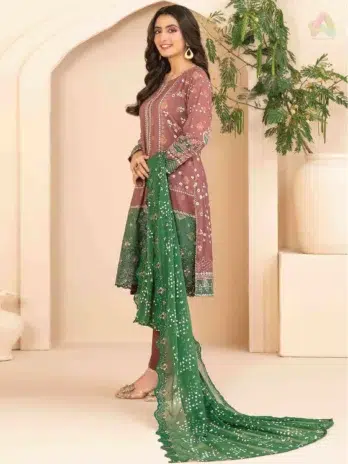 Tawakkal Maylea D-1356 – Printed Lawn Shirt Back Design