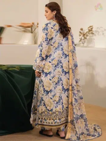 Noa by Brenish Vol 1 D-10 – Lawn Shirt Back Design in Digital Print