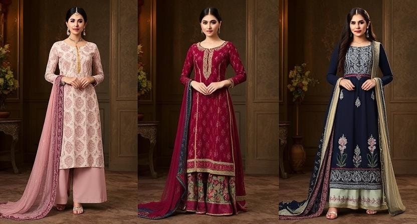 Pakistani Dresses Premium Fabrics and Designer Brands