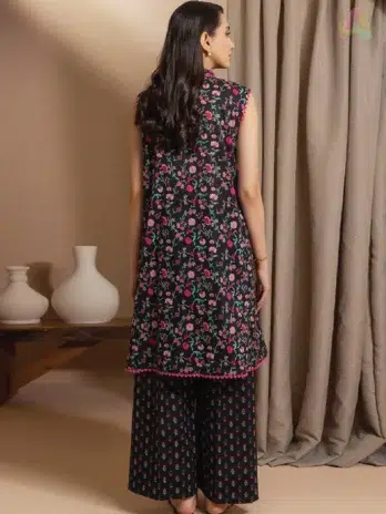 Back of Zellbury Summer Vol 5 D-07 featuring detailed lawn print and a smooth finish for a lightweight and airy summer look