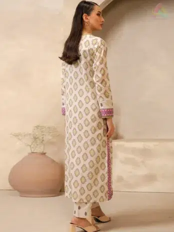 Zellbury Summer Vol 5 D-08 digital printed lawn shirt back view