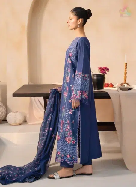 Jahaan by Rajbari Taliah 2-B dyed lawn back in breathable premium fabric with neat stitching and signature Rajbari clothing craftsmanship
