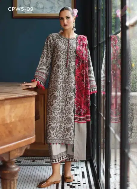 I have a WooCommerce store, and I am selling branded women's clothing. On the product page, first, there is a title, then a long description (150-200 words) and a short description (70-100 words), and then you can create a meta description and create image alt text (20 to 25 words) (for 4 images: front, back, close, and full) please use full title in image alt text and then give some keywords for using in Rank Math. Here is the product title, "C-Print by Charizma CPW5-08" and the description is "Printed Linen Shirt, Printed Irish Linen Shawl, Plain Linen Trouser." This is a 3-piece suit. The brand name is "Charizma," and the fabric is "Linen." For additional keywords, here are "Charizma C Print Collection," "Charizma Fabric Collection," "Charizma clothing," "Charizma collection 2025," and "Charizma New collection." Now, please write everything according to Google's friendly style, like the E.E.A.T.; write in a human tone, do a deep search, and don't copy from other websites. Please follow the content's best practice structure, which is Google-friendly. Please use fresh wording in every product. Please use additional keywords as exactly as possible and use them naturally. Please create a title that is 58 characters long and a meta description that is 158 characters long. Please use the exact title keyword in the title