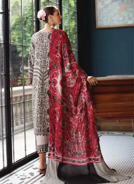 C-Print by Charizma CPW5-09 back view highlighting premium linen fabric and fine finishing from the Charizma Fabric Collection.