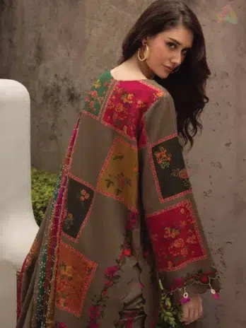 Back view of C-Print by Charizma CPW5-03 highlighting premium linen fabric, simple tailoring, and design from the Charizma C Print Collection 2025.