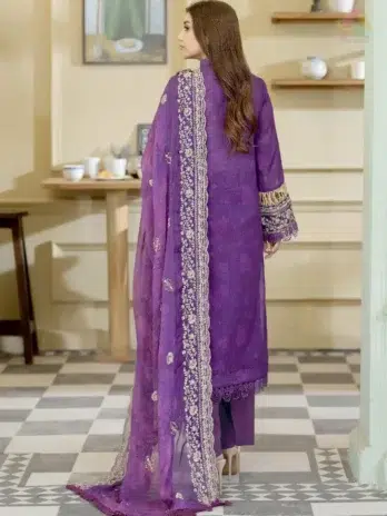 Back Image: Johra JS-506 plain back design with matching fabric tone