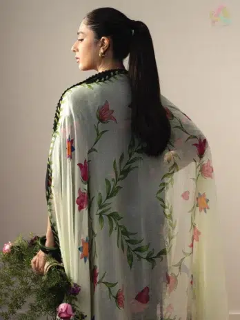 Full Image: Full outfit Coco by Zara Shahjahan HARU-2A with chiffon dupatta